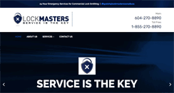 Desktop Screenshot of lockmasters.ca