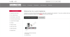 Desktop Screenshot of lockmasters.com