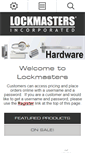 Mobile Screenshot of lockmasters.com